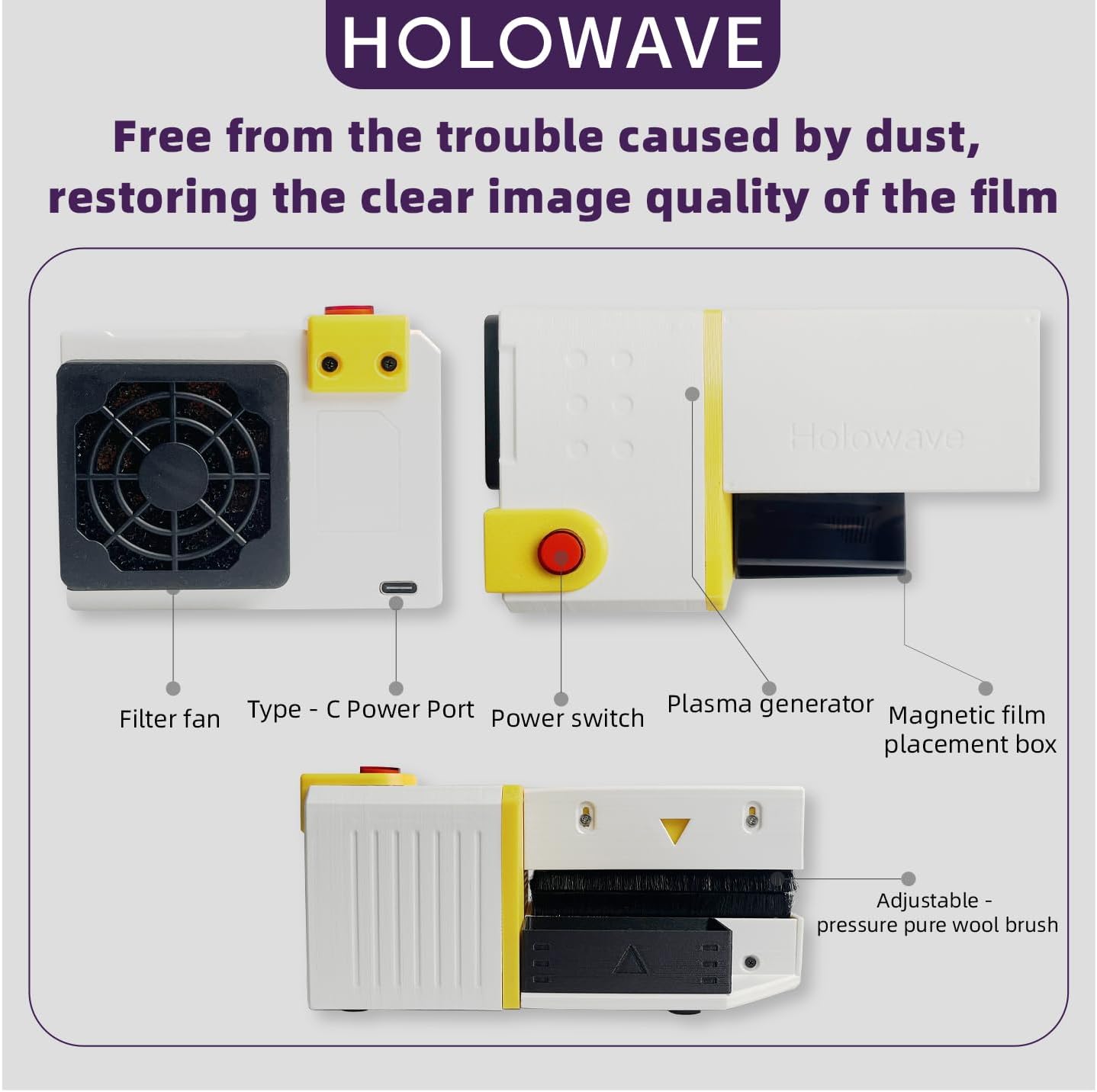 Electric Film Cleaner detail 3