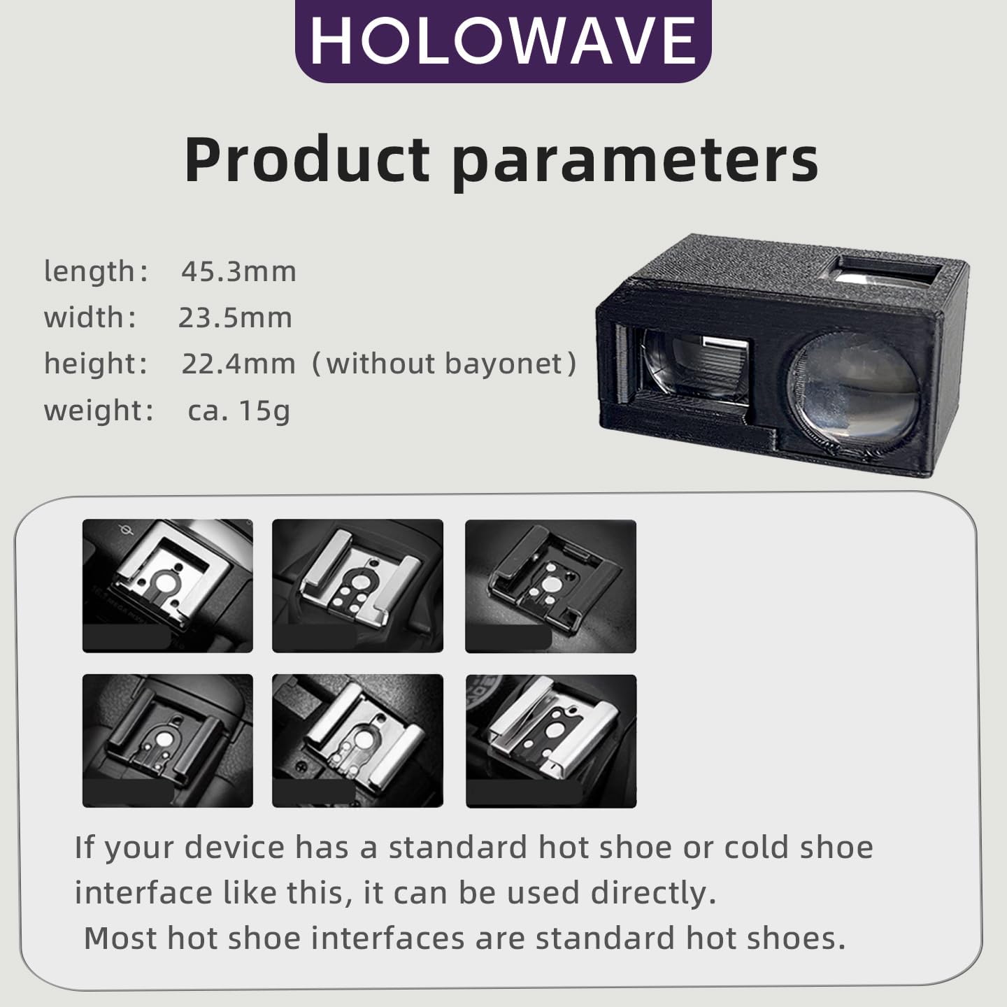 35mm Waist-Level and Eye-Level Integrated Viewfinder detail 7